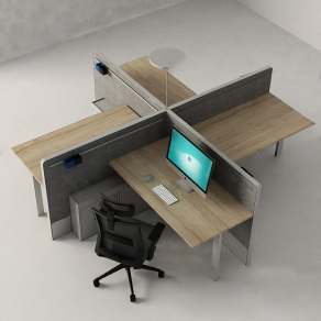 现代屏风卡位3D模型下载